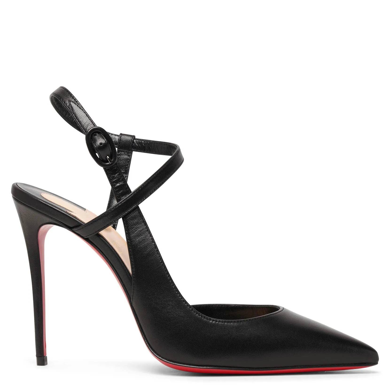 Jenlove 100 black leather pumps